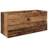 Umyvadlová skříňka s vestavěným umyvadlem a baterie staré dřevo 3328937