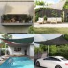 Stínicí plachta 160 g/m² taupe 6 x 6 m HDPE 311389