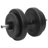 Sada lomené obouruční a jednoručních činek se závažím 60 kg 3145026