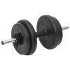 Sada lomené obouruční a jednoručních činek se závažím 60 kg 3145026