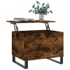 Konferenční stolek kouřový dub 60x44,5x45 cm kompozitní dřevo 830961