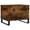Konferenční stolek kouřový dub 60x44,5x45 cm kompozitní dřevo 830961