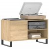 Skříňka na LP desky dub sonoma 85x38x48 cm kompozitní dřevo 831711