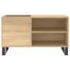 Skříňka na LP desky dub sonoma 85x38x48 cm kompozitní dřevo 831711