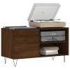 Skříňka na LP desky hnědý dub 85 x 38 x 48 cm kompozitní dřevo 831707