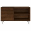 Skříňka na LP desky hnědý dub 85 x 38 x 48 cm kompozitní dřevo 831707