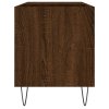 Skříňka na LP desky hnědý dub 85 x 38 x 48 cm kompozitní dřevo 831707