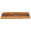 Obdélníková stolní deska 60×100 cm 25–27 mm recyklované dřevo 286056