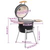 Zahradní keramický gril / udírna Kamado 76 cm 41139
