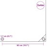 Plachta 650 g/m² 3 x 4 m modrá 43830
