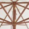Zahradní slunečník s dřevěnou tyčí pískově bílý 350 cm 44527