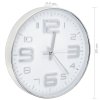 Nástěnné hodiny 30 cm stříbrné 50632