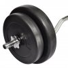 Zakřivená tyč se závažím 30 kg 90373