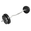 Zakřivená tyč se závažím 30 kg 90373