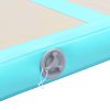 Nafukovací cvičební podložka s pumpou 500x100x10 cm PVC zelená 91920
