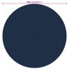 Plovoucí PE solární plachta na bazén 549 cm černo-modrá 92980