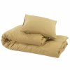 Sada ložního prádla taupe 200 x 200 cm lehké mikrovlákno 135995