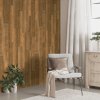 Nástěnné panely vzhled dřeva hnědé PVC 2,06 m² 351815