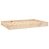 Pelíšek pro psy 91,5 x 64 x 9 cm masivní borovice 820861