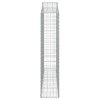 Klenuté gabionové koše 5 ks 200x30x140/160cm pozinkované železo 3145475