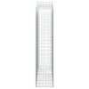 Klenuté gabionové koše 7 ks 200x50x220/240cm pozinkované železo 3145771