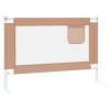 Dětská zábrana k postýlce taupe 100 x 25 cm textil 10217