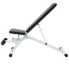 Posilovací lavice se sadou činek barbell a dumbbell 60,5 kg 275347