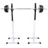 Posilovací stojan se sadou činek barbell a dumbbell 30,5 kg 275353