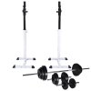 Posilovací stojan se sadou činek barbell a dumbbell 30,5 kg 275353