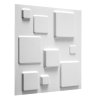 WallArt 24 ks 3D nástěnné panely GA-WA09 Squares 276201