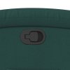 Polohovací křeslo tmavě zelené textil 371695