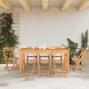 Skládací bistro židle 8 ks masivní akáciové dřevo 3216307