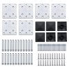 Set plotového dílce WPC 872 x 186 cm černý 3070432