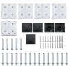 Set plotového dílce WPC 699 x 146 cm hnědý 3070453