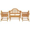 4dílná zahradní sedací souprava masivní teak 3100779