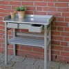 Esschert Design Zahradní pracovní stůl šedý CF29G 404623