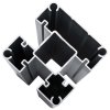 Set plotového dílce WPC 872 x 146 cm hnědý 3070454