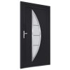 Vchodové dveře antracitové 108 x 208 cm PVC 3187878