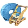 Ráčnové upínací pásy, 10 ks, 2 tuny, 6mx38mm, modré 142655