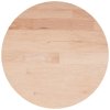 Kulatá stolní deska Ø40x1,5 cm masivní dub bez povrchové úpravy 342894