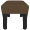 Lavice tmavě hnědá 70 x 30 x 30 cm textil 346619