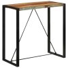 Barový stůl 110 x 55 x 110 cm masivní recyklované dřevo 351718