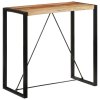 Barový stůl 110 x 55 x 110 cm masivní recyklované dřevo 351718