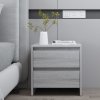 Noční stolky 2 ks šedé sonoma 45 x 34,5 x 44,5 cm dřevotříska 813041