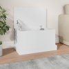 Úložný box bílý 50 x 30 x 28 cm kompozitní dřevo 816496