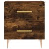 Noční stolky 2 ks kouřový dub 40x35x47,5 cm kompozitní dřevo 827287