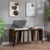 Skříňka na LP desky hnědý dub 100x38x48 cm kompozitní dřevo 831988