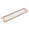 Dětská zábrana k postýlce taupe 150 x 42 cm polyester 10165