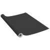 Samolepící tapeta na nábytek černá 500 x 90 cm PVC 146123