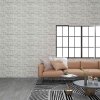 3D nástěnné panely design světle šedé cihly 10 ks EPS 147199